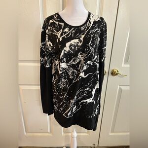 Black Kaviar long sleeve tunic or mini, size Medium